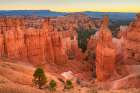 Thors Hammer and colorful hoodoos at Sunrise Point-Bryce Canyon NP-Utah Art Print